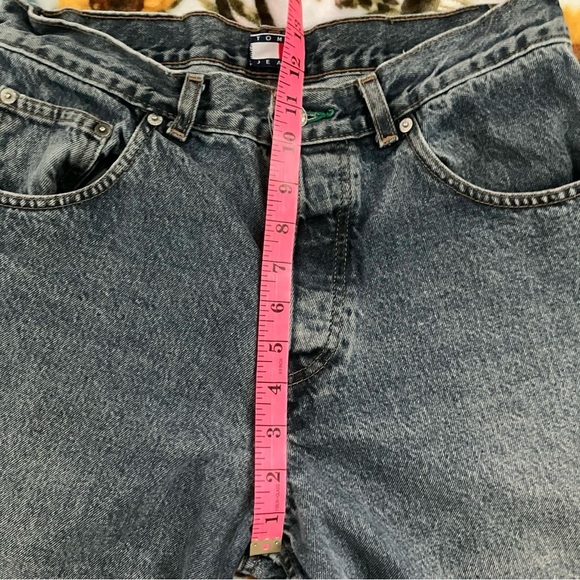 Vintage Tommy Hilfiger Tommy Jeans Faded Denim Pants Button Fly - Picture 7 of 11